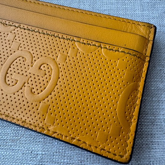 AUTH Gucci GG Card Case Wallet - Picture 1 of 9
